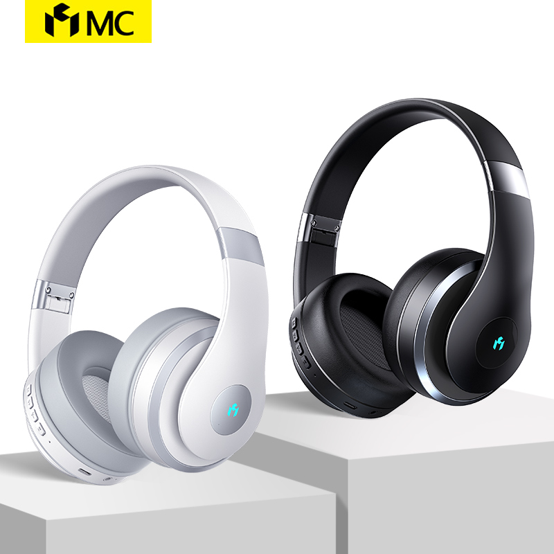 MC BH618 Bluetooth 5.1 hoofdtelefoon Draadloze hoofdtelefoon Over het oor Opvouwbare oortelefoon Stereo met 60 uur luistertijd