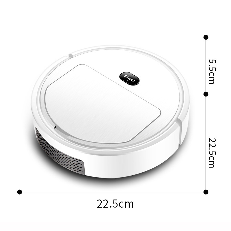 Robot Vacuum Cleaner with Edge Brush &amp; Mist Spraying USB Chargeable Automatic Floor Cleaning Household Cleaning Tools PR