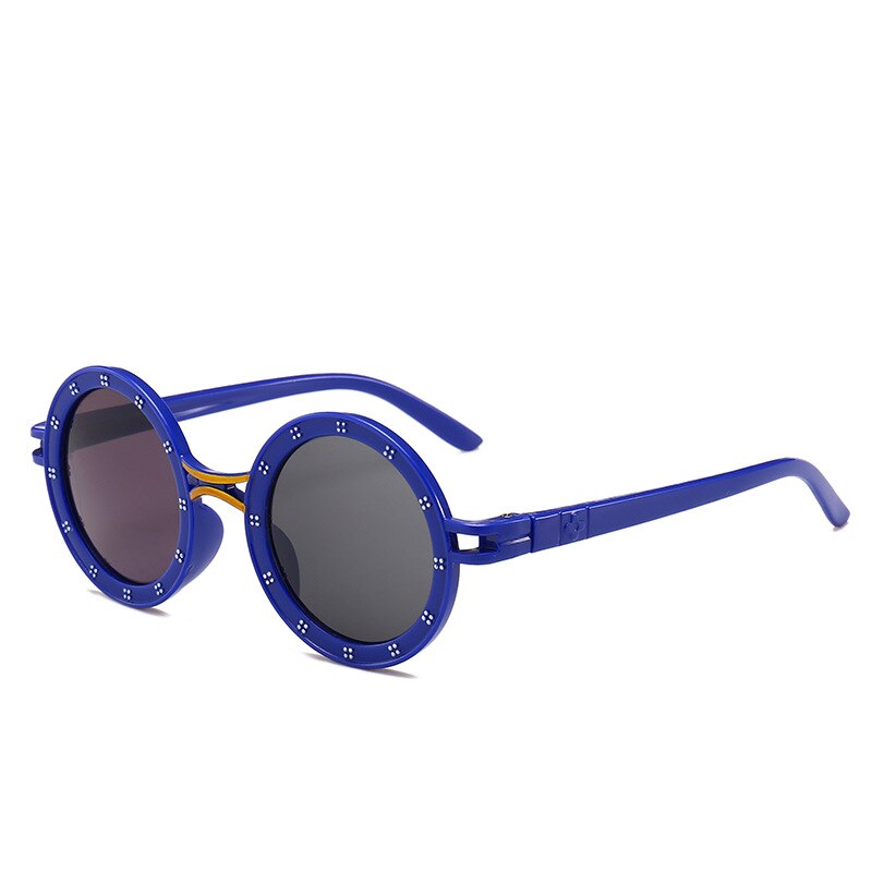 Brand Kids Sunglasses punk Children Girls Sun Glasses diamond Frame UV400 Mirror Eyewear NX