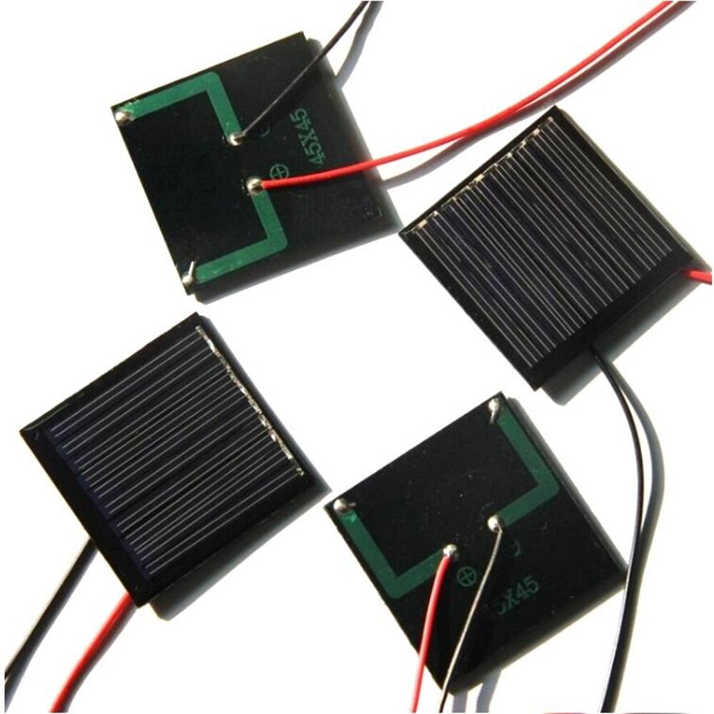 0.25W 5V Polycrystalline Small Solar Panel With Cable Education Kits DIY Solar Toys/System