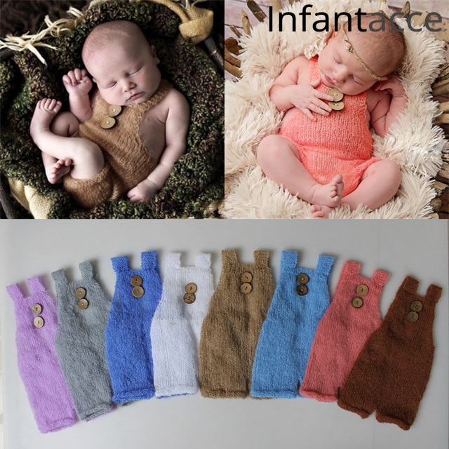 Baby Photography Props Newborn crochet mohair Cloth Baby Photography Props Handmade Knitted Costume Babies clothes