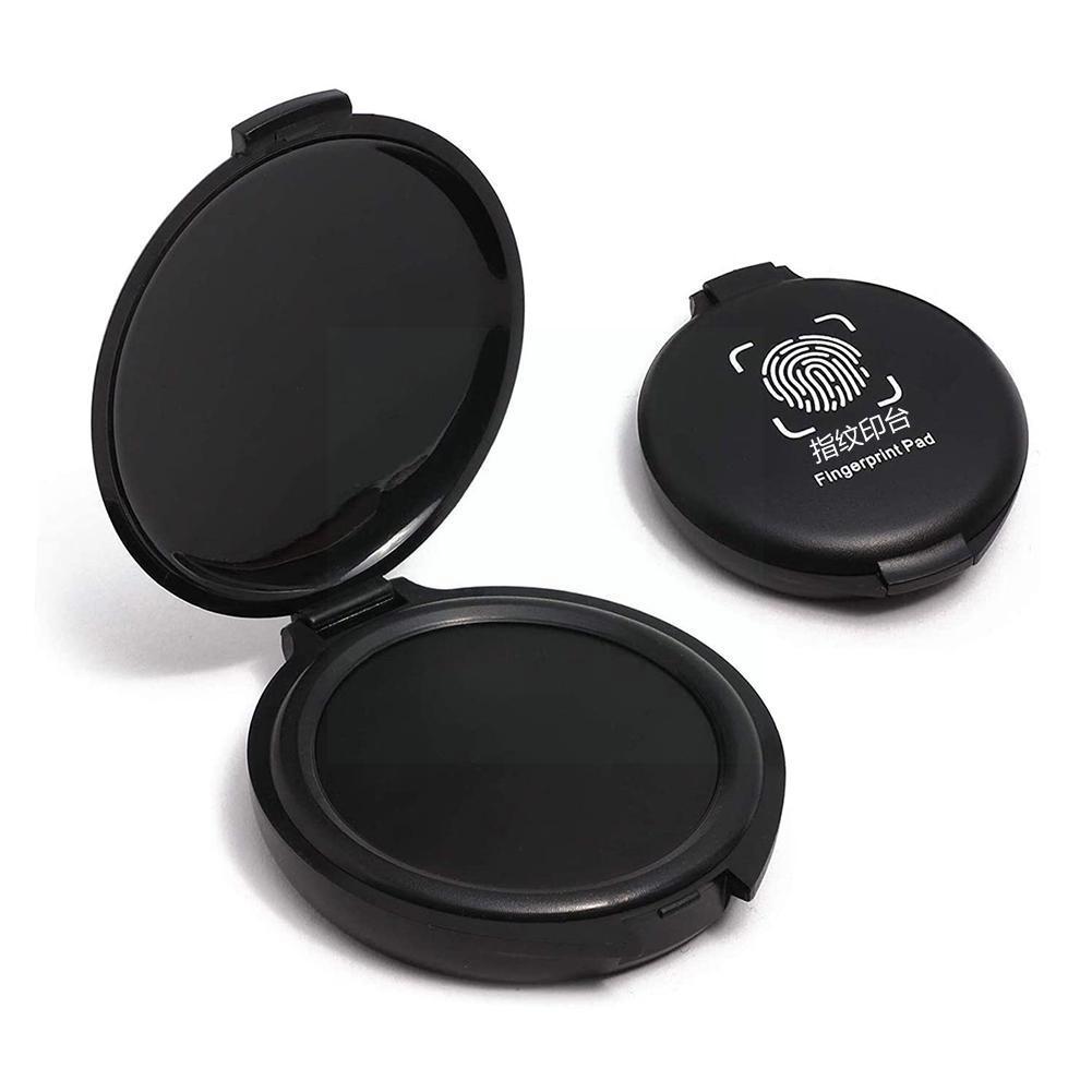 1PC tampone di inchiostro per impronte digitali tampone di inchiostro per impronte digitali notaio ID impronte digitali carte di identificazione di sicurezza forniture kit di impronte digitali M9X3