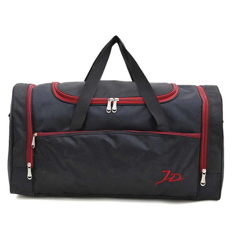 Travel Bag Men and Women Sports Training Fitness Bag Short Travel Handbag Large Capacity Luggage Bag sac de XA191K: Red