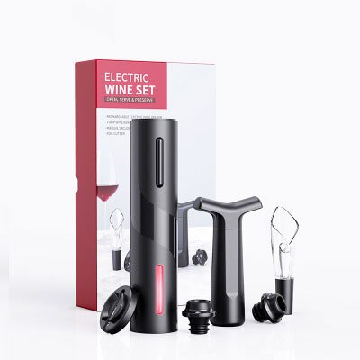 Abridor de botellas automático, sacacorchos eléctrico para vino tinto, herramientas de Bar, accesorios de cocina: USB Charge A8