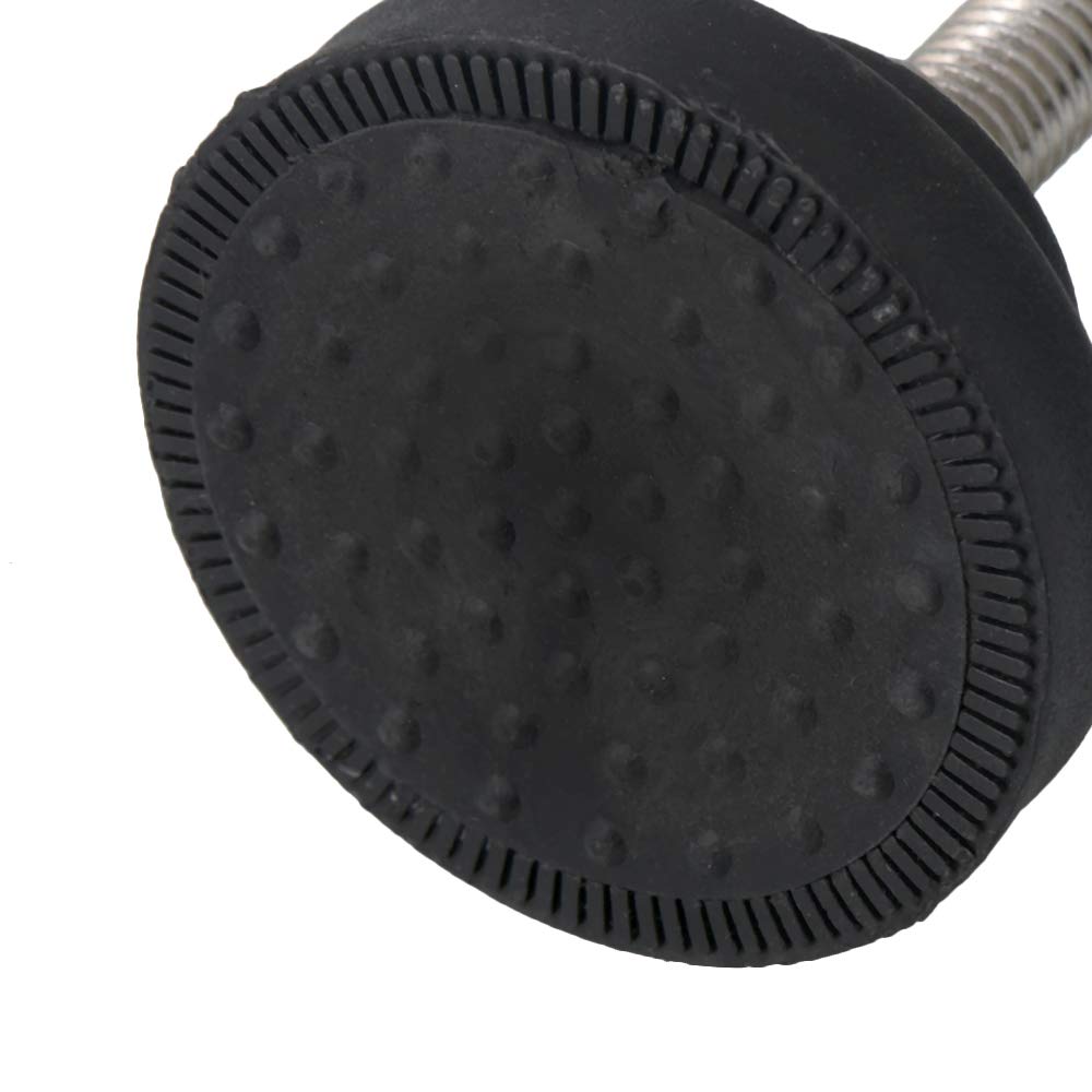 M10 Black Adjustable Furniture Legs Table Sofa Carbinet Bed Feet Universal Joint Glide Pads