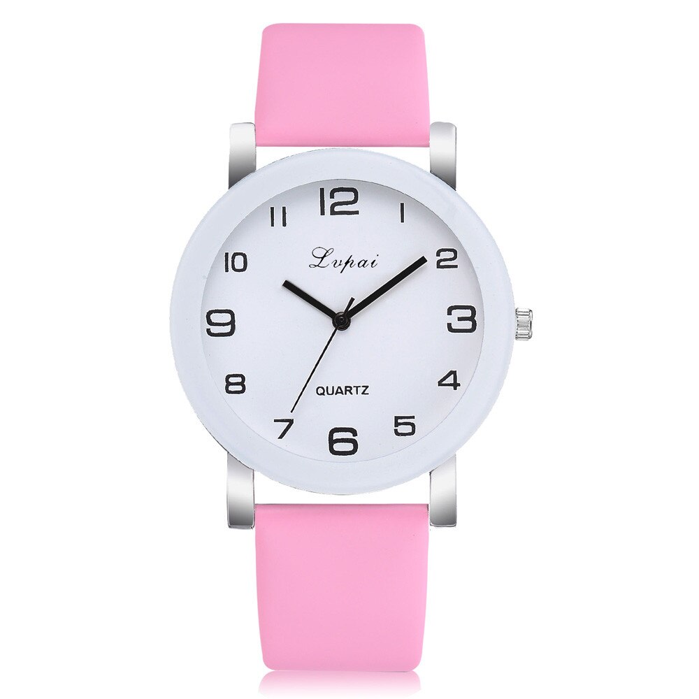 Lvpai vrouwen Casual Quartz Lederen Band Horloge Analoog Polshorloge