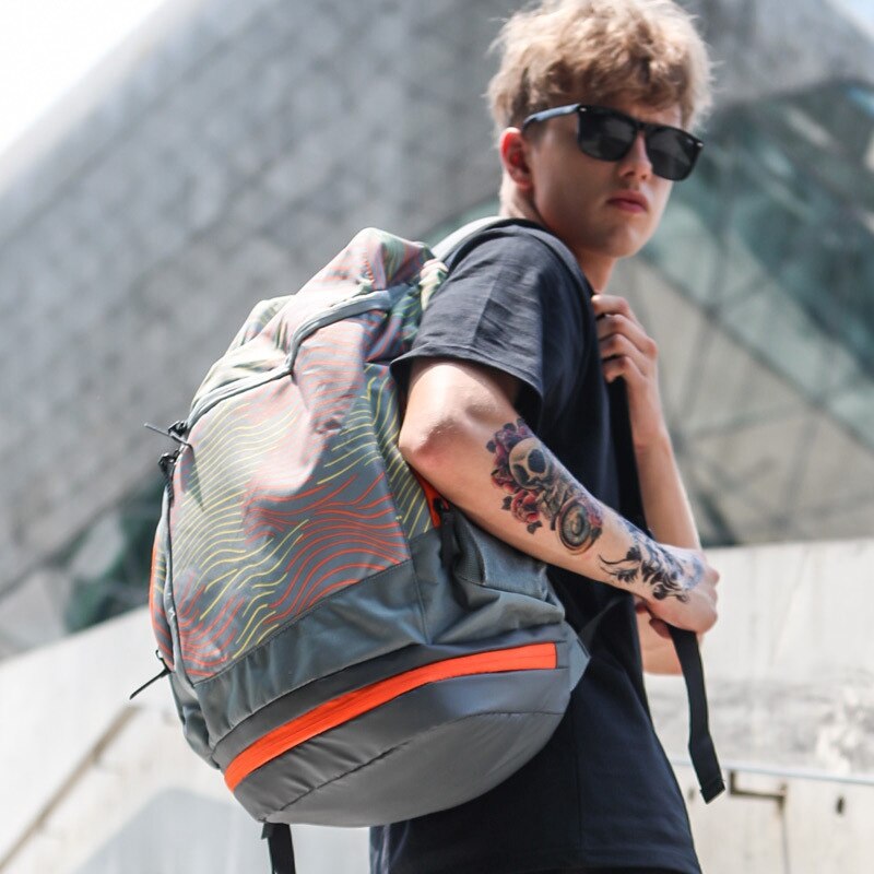 Large Sports Basketball Bag Outdoor Basketball Backpack Men Bag Fitness Travel Training Gym Climbing Mountain Backpack
