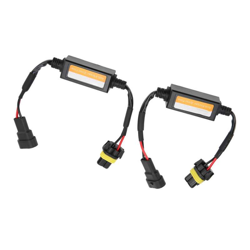 2PCS 9005 9006 90012 LED Headlight Decoder Anti Flicker Error Free Plug and Play Compact