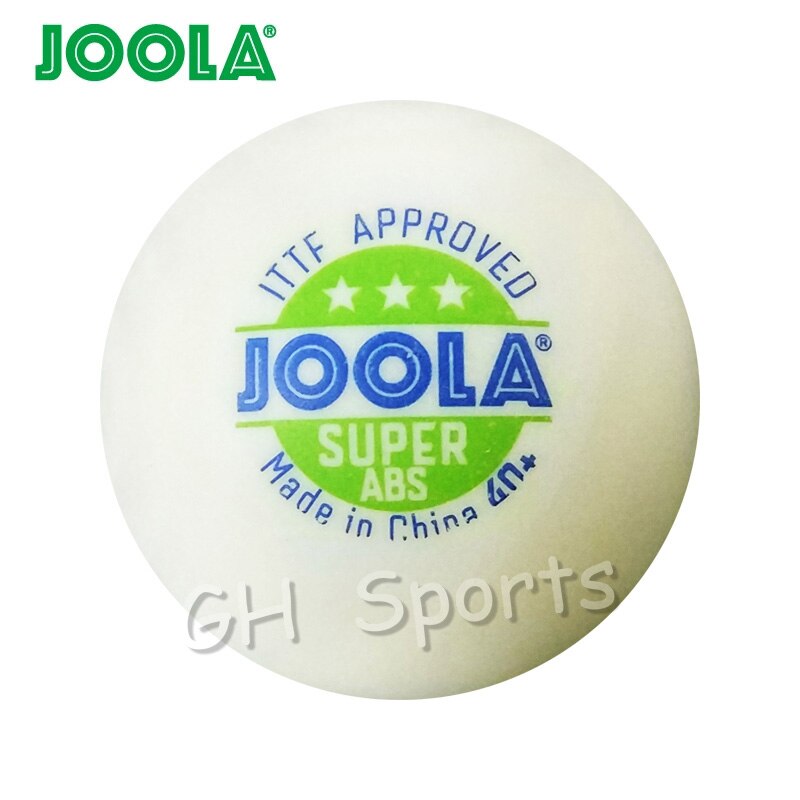 12 Balls JOOLA 3-Star SUPER ABS Table Tennis Ball ITTF Approved Material Plastic 40+ Ping Pong Balls