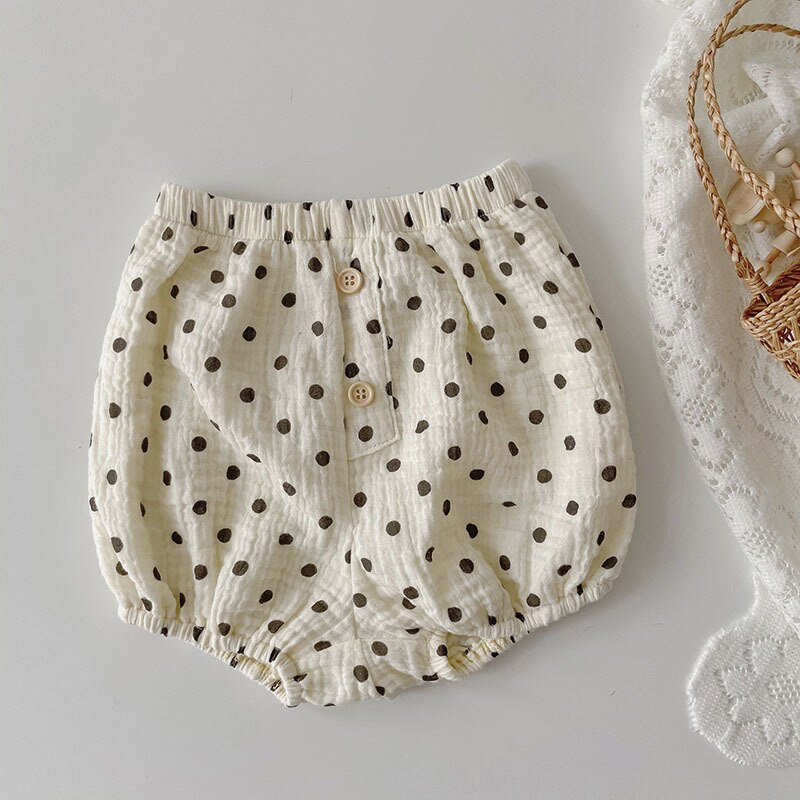 2022 letnie nowe dziecięce śliczne spodnie Pp śliczne nadruk niedźwiedzia dziecięce spodenki chłopięce modne spodenki dziecięce kropka luźne krótkie spodenki malucha