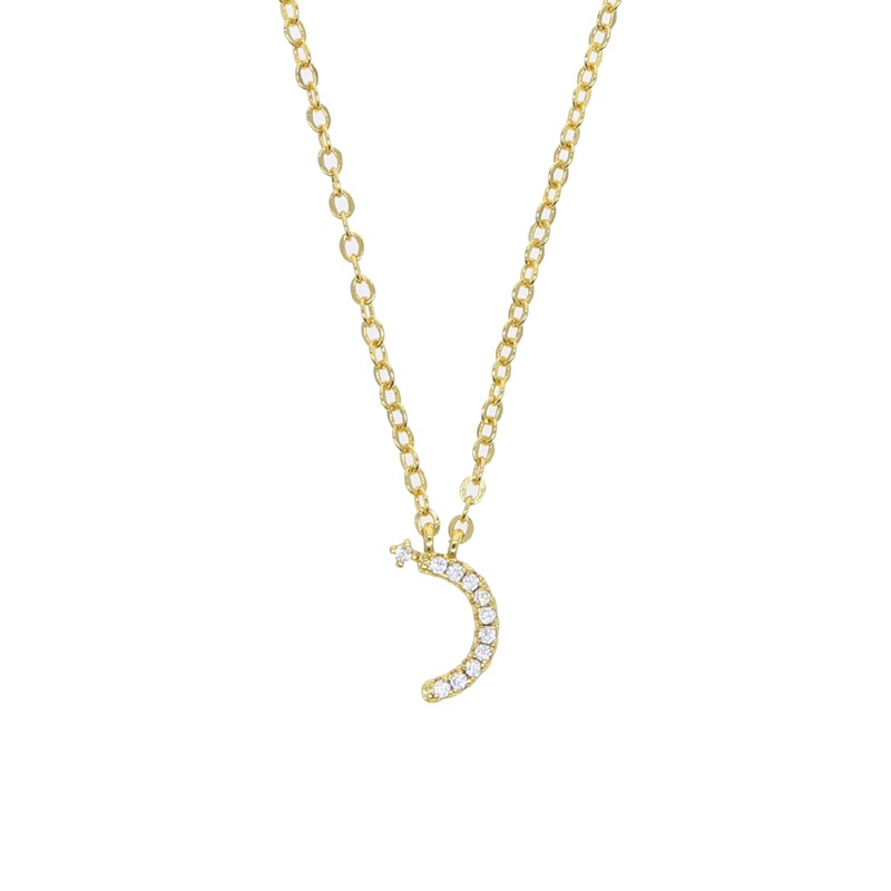Collier alphabet lettre arabe pour femme, documents en or, bijoux minimaux, micro pavé, 5A CZ, mignon, ,