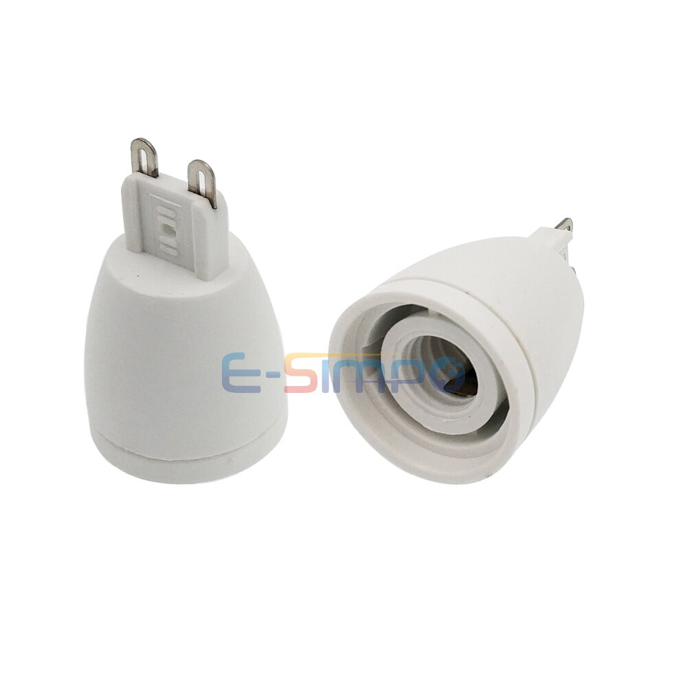 2Pcs G9 Om E12 Licht Socket Adapter, G9 Naar Ons Standaard Kroonluchter Lamp Socket Converter