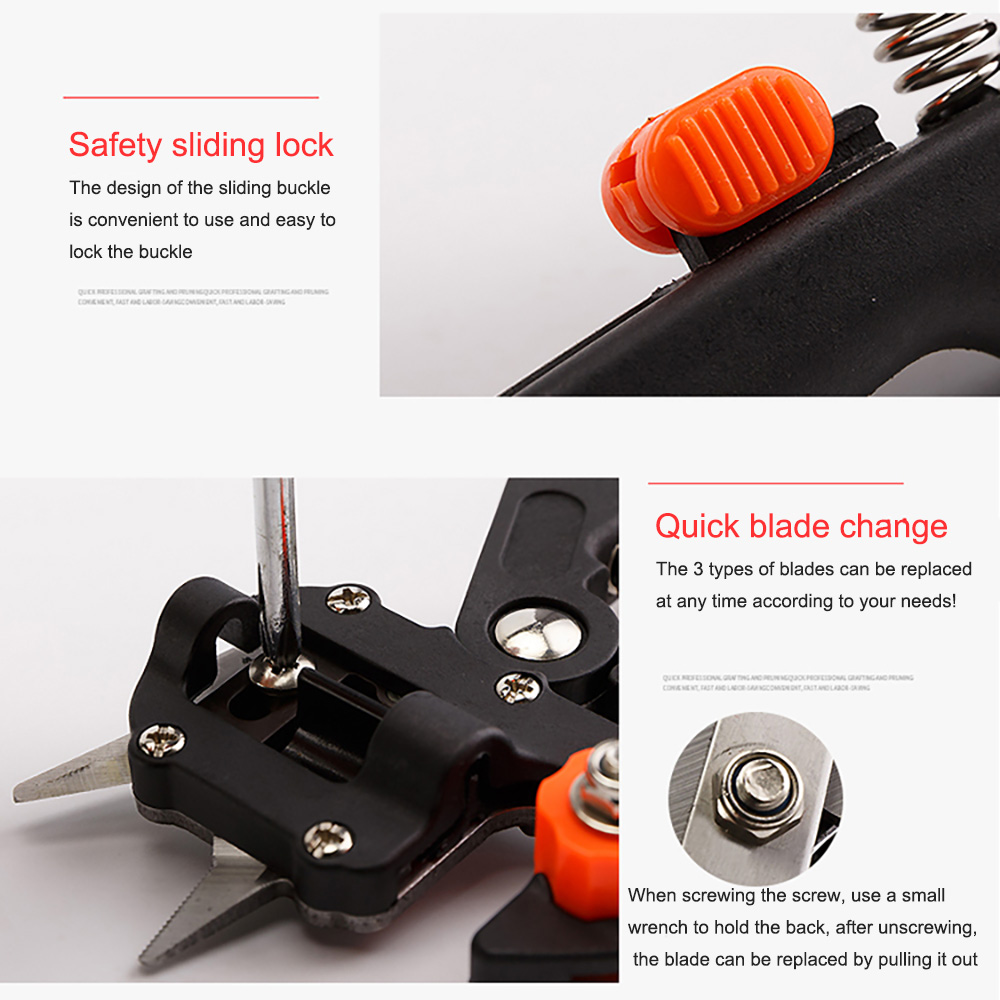 Multifunctional Grafting Shears Garden Grafting Tools Branch Shears Fruit Tree Grafting Shears