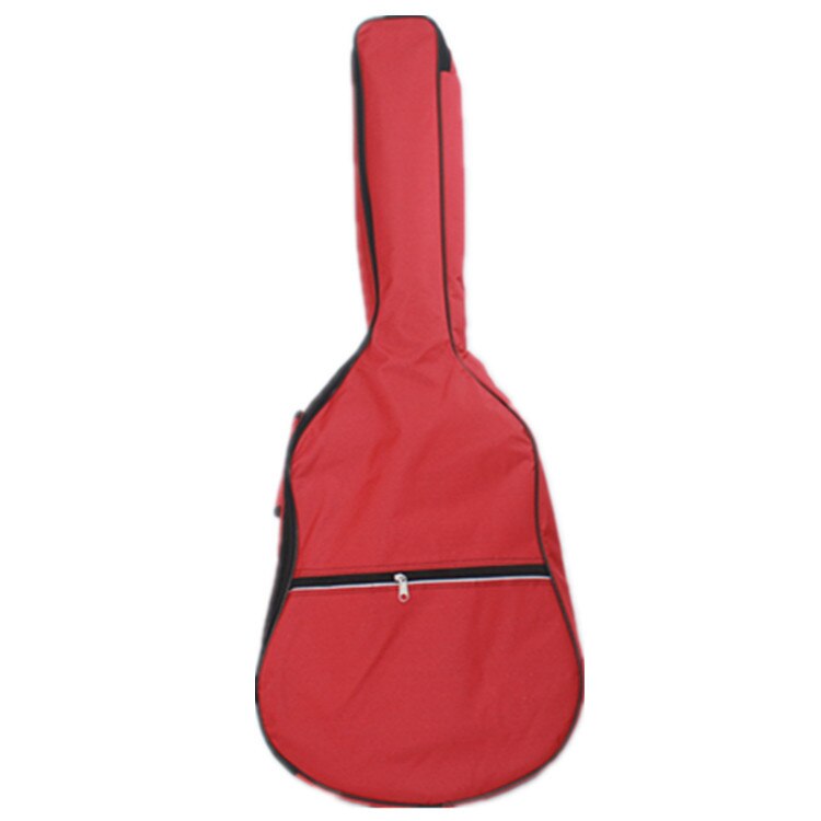 41 inch guitar bag thickened shoulder guitar backpack Double Straps Guitar Soft Case Gig Bag Backpack: red