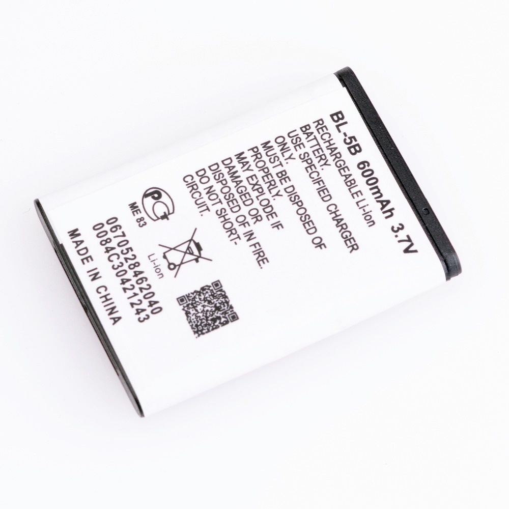 BL-5B BL 5B High Capacity Battery for Nokia 3230 5070 5140 5140i 5200 5300 5500 6020 6021 6060 BL-5B Battery