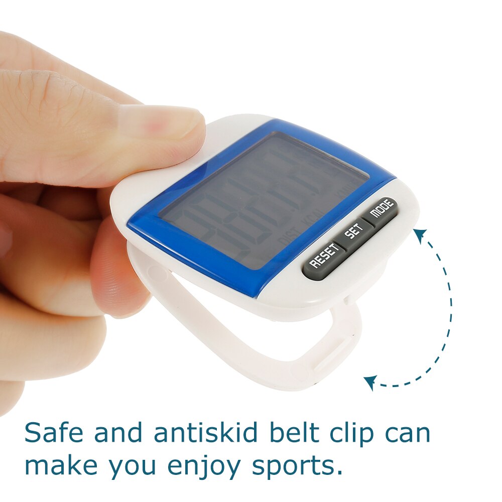 Walking Step Counter Old Men 3D Pedometer Multi-functional Movement Calories Counting LCD Display Fitness Equipments