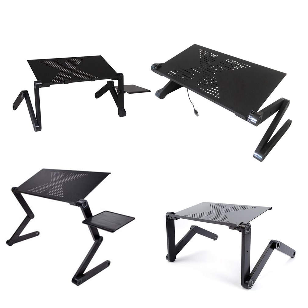 Draagbare Verstelbare Laptop Tafel Opvouwbare Laptop Bureau Met Muismat Voor Netbook Computer Mesa Para Notebook Stand Voor Slaapbank