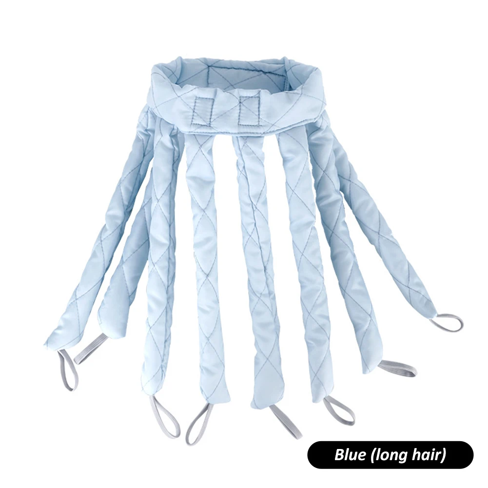 1pc Heatless Haar Curler Krake kräuseln Rollen Weiche Eisstockschießen Stange Stirnband Faul Schlafen Schaum Locken Welle Styling Werkzeuge: Rosa