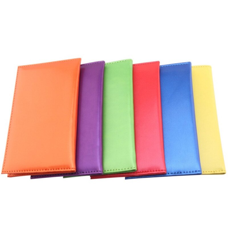 Universellt resepassfodral dam pu läder söt rosa hållare pass härlig tjej passfodral reseskydd skydd