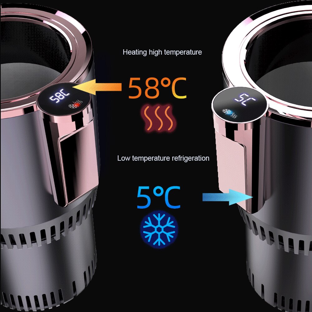 Smart Car Smart And Cold Cup Drinks Holders Home Office Fast Refrigeration Heating Insulation Electric Cup Mini refrigerator
