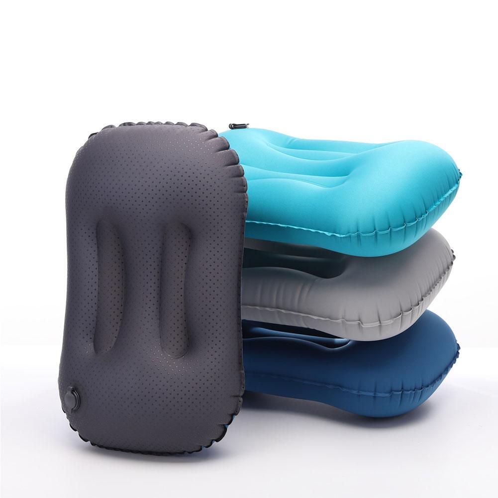 Oreiller gonflable carré R5D8, pour Camping, voyage en plein air, randonnée