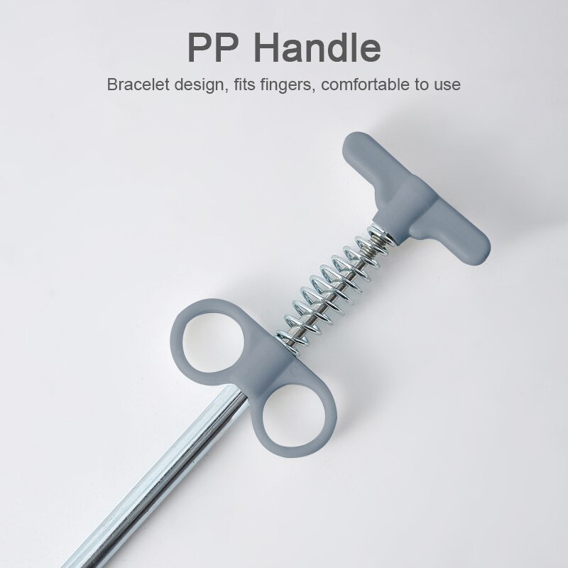 60cm Spring Pipe Dredging Tool Flexible Grabber Pickup Aid Grab Trash A Drain Auger Unclog Hair Drains for Sink Toilet