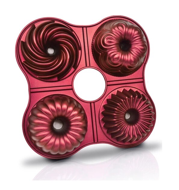 Cake Mold pan granite Galaxy 4 Piece Casting Cake Mold Ovenware Kitchenware Fireproof Non Stick: 3