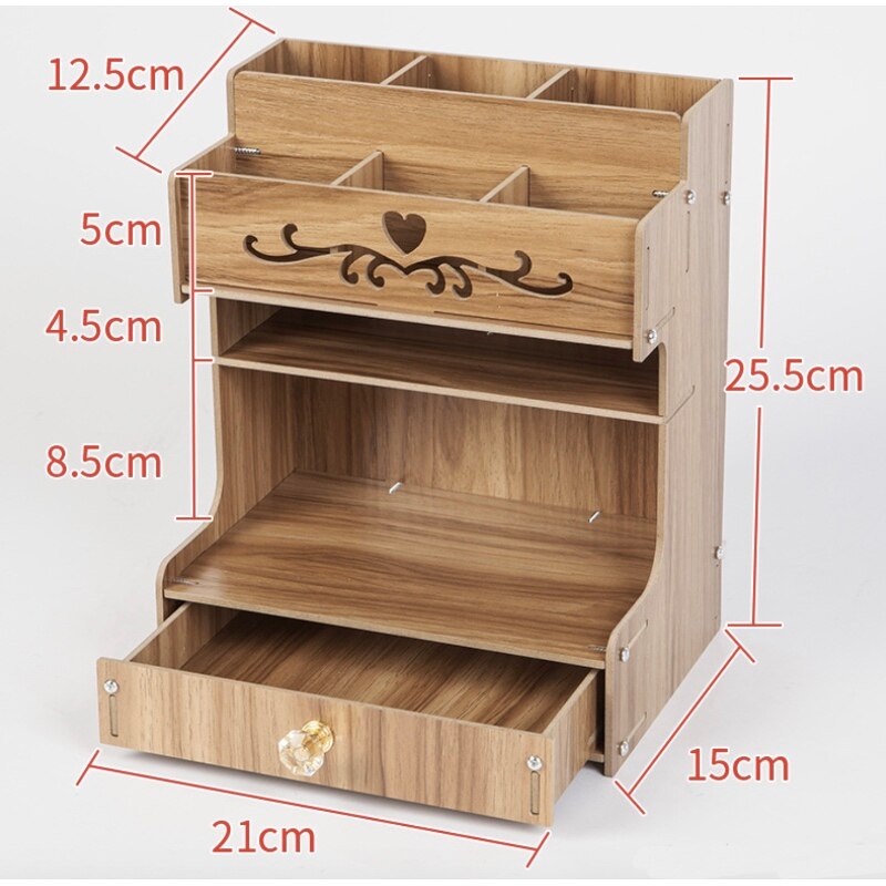 Stylo crayon porte-bois réception bureau apprentissage porte-plume organisateur de bureau support de rangement fournitures de bureau scolaire GG113: 007