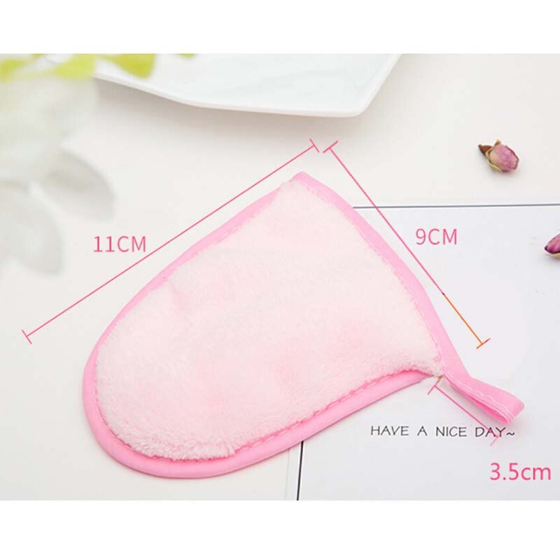 1PCS Reusable Microfiber Facial Cloth Face Towel Makeup Remover Cleansing Glove Tool Beauty Face Care Towel