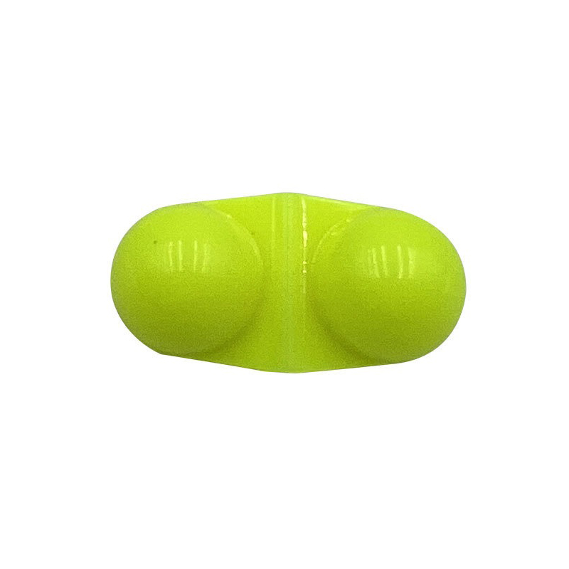 10 Stück tragbare Seefischerei Attraktor Glocke Perlen bunte Kunststoff Angeln Doppel rassel Fisch Biss Alarm für locken Zubehör