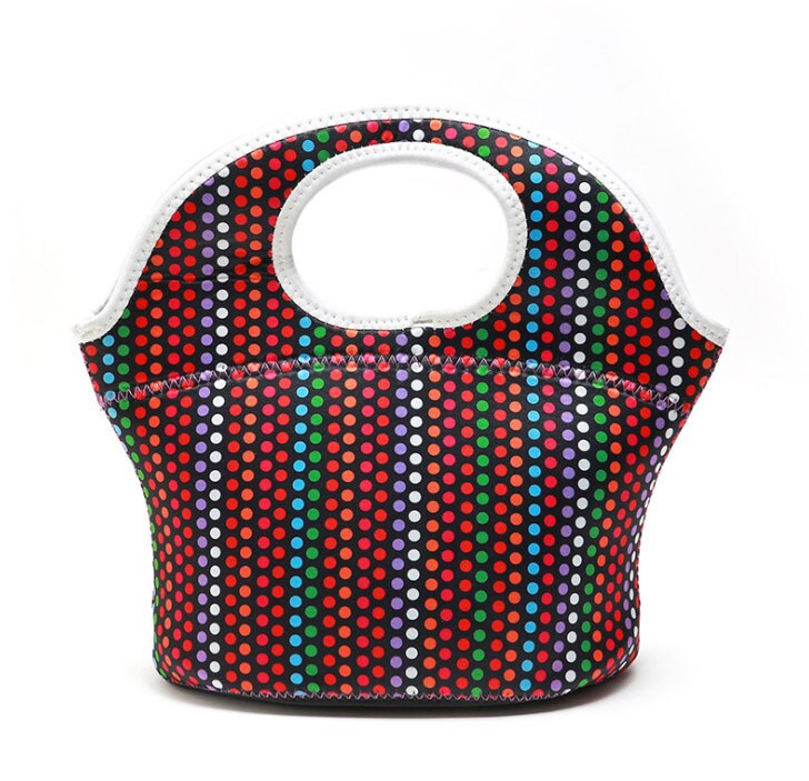 Lunch Bags Portable Insulated Thermal Cooler Lunch Box Carry Tote Picnic Case Storage Bag Print Approx 5L: B