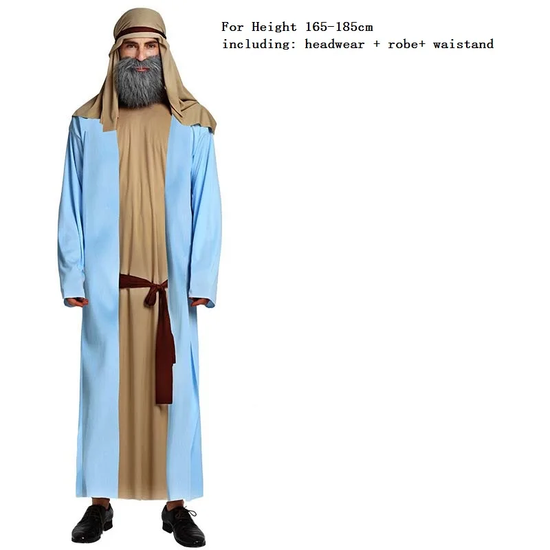 Weibliche männliche arabische Prinz Prinzessin Kleid Kostüm Erwachsene Familie Leistung Kostümich Party Kleid Rollenspiel Cosplay Halloween: Champagner