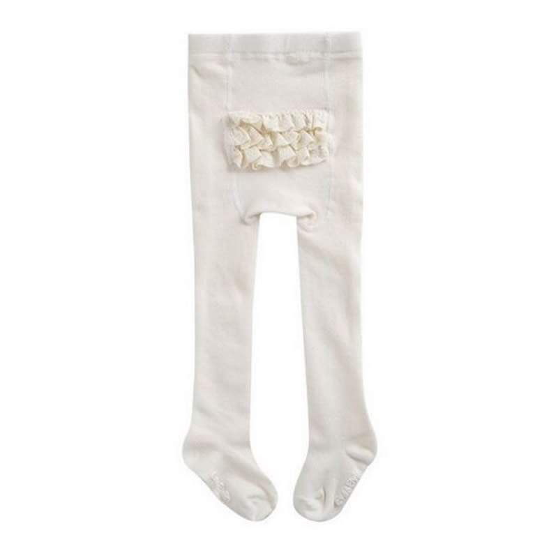 Solid Baby Panty Katoen Meisje Pasgeboren Baby Kous Kids Peuter Panty Onderbroek Kinderkleding: Tights White 0 to 2