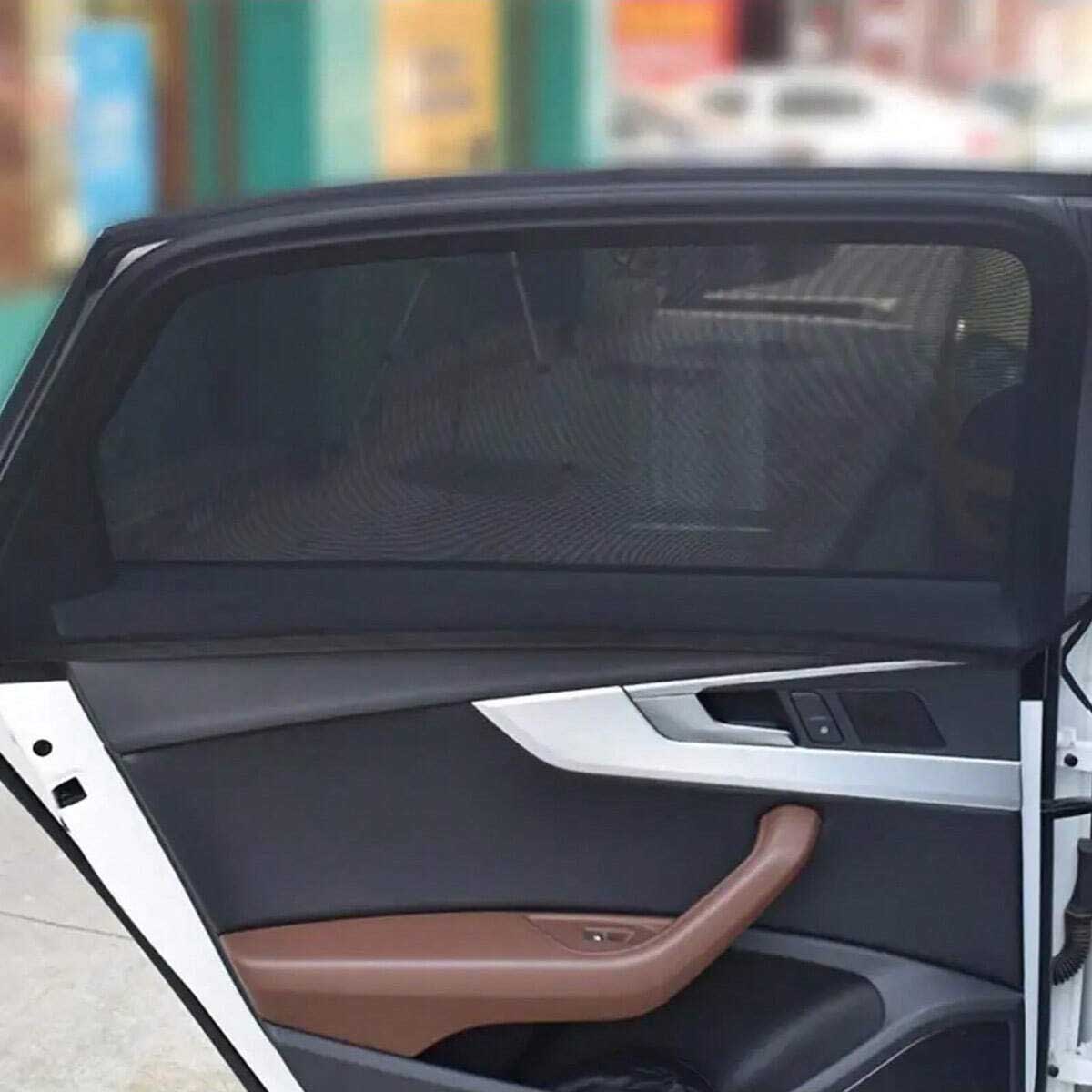 Myggskyddande solskydd för bilar och suv:ar med uv-skydd och reflekterande solskyddsnät