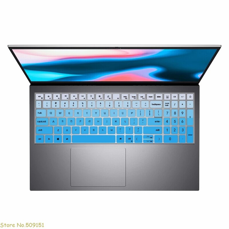 For Dell Inspiron 15 3000 3510 3511 3515 Inspiron 17 5000 7510 Dell Vostro 3510 3515 5510 5515 Laptop Keyboard Skin Cover
