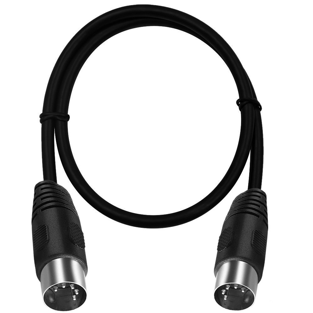 MIDI DIN 5PIN Male to Male MIDI 5 Pin Plug to 5 Pin DIN Audio Extension Male Cable Cord din-5pin M/M Cable Adapter 1m 1.5m 3M 5m: 1.8m