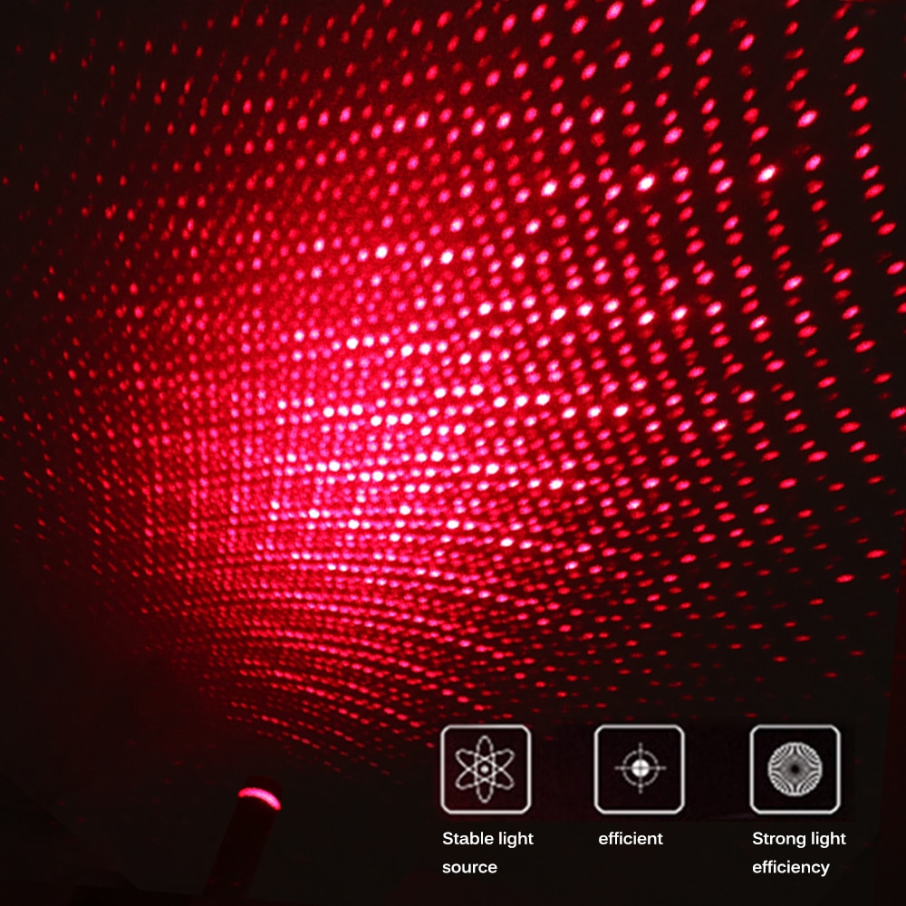 Mini led bil tag stjerne nat lys usb dekorativ lampe projektor justerbar atmosfære hjem loft dekoration lys