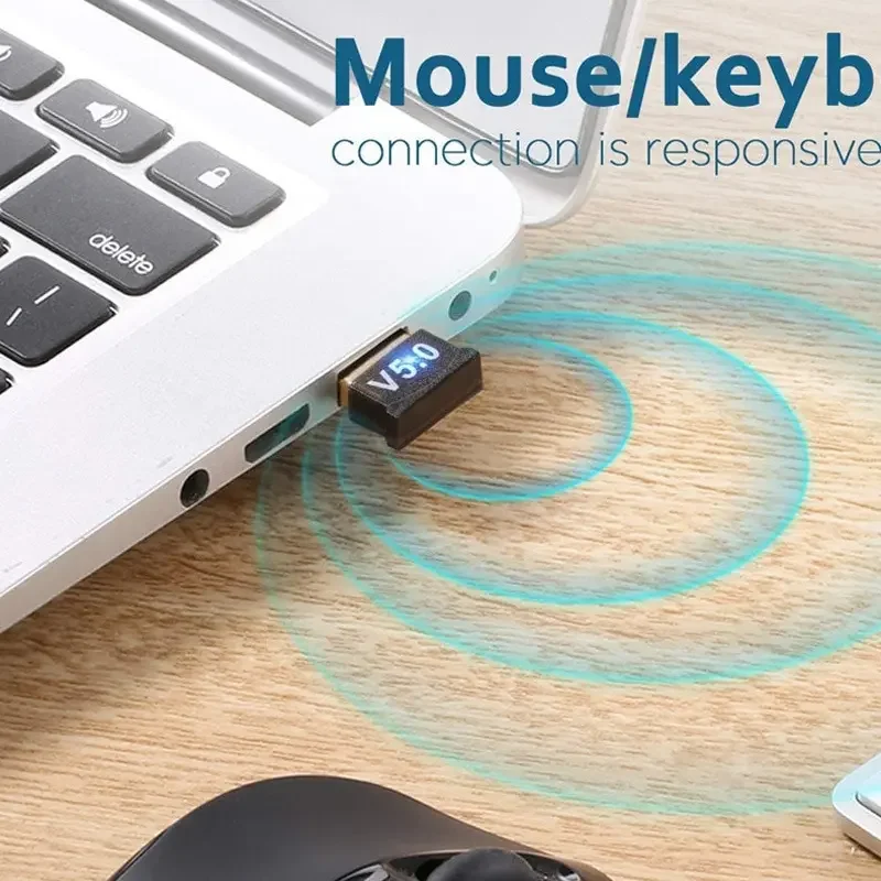 Usb Bluetooth Transmitter Receiver 5.0 Wireless Removable Home Computer Desktop Bluetooth Adapter