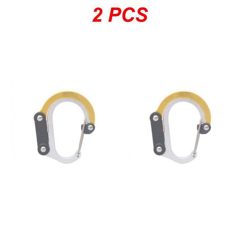 ibrido Ingranaggio clip-moschettone gancio rotante clip forte non bloccante per campeggio pesca escursionismo zaino da viaggio fuori