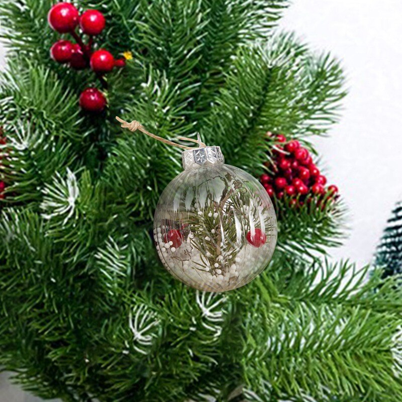 Christmas Tree Plastic Pendant Hanging Home Ornament Christmas Decoration Ball Christmas Day Decorations Happy Year