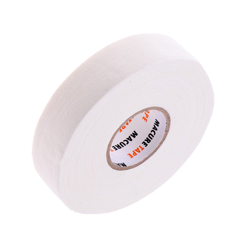 1 Roll Van Duurzaam Doek Hockeystick Tape Pro Zwart Wit Hockey Sport Gereedschap Accessoires