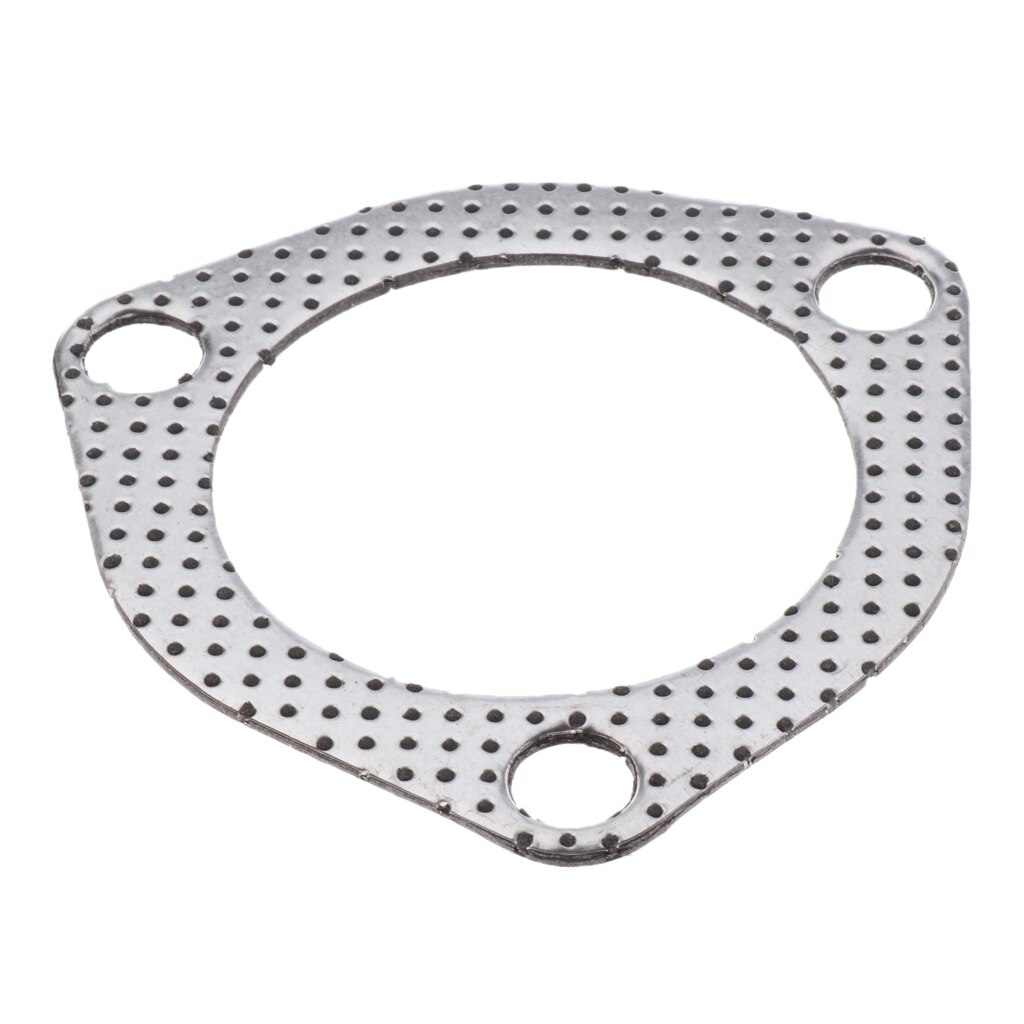 Plug and Play Car Triangle 3 Bolts High Exhaust Gaskets Flange 2.5 inch