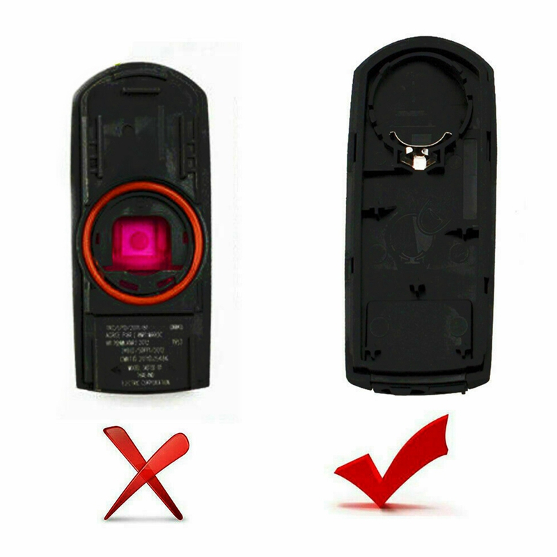 Keyless Entry Remote Car Key Shell Case Fob 4 Button For Mazda 3 6 CX-3 CX-9 MX5