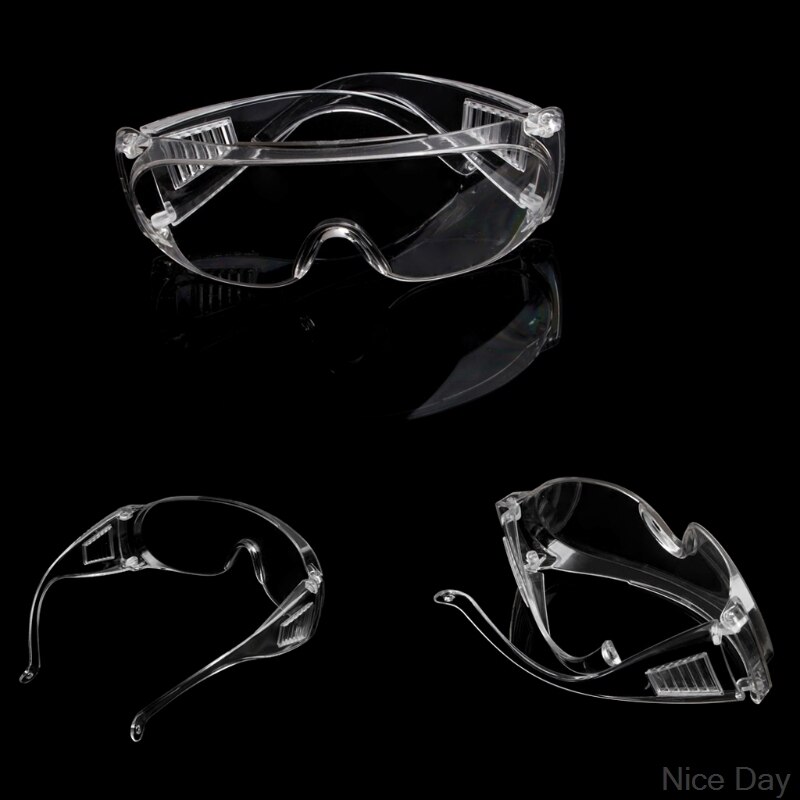 Clear Vented Safety Goggles Eye Protection Protective Lab Anti Fog Glasses M26 20