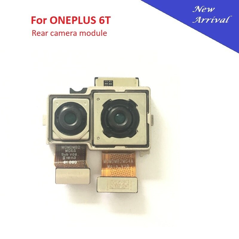 Rear Back Camera Module voor Oneplus 6 t 1 + 6 t A6010 A6013 Mobiele Telefoon Onderdelen