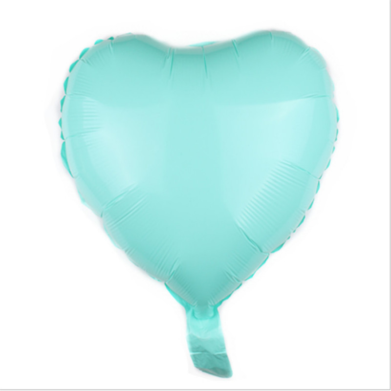 18 Inch Hartvormige Aluminium Ballonnen Valentijnsdag Bruiloft Verjaardag Decoratie Helium Ballonnen