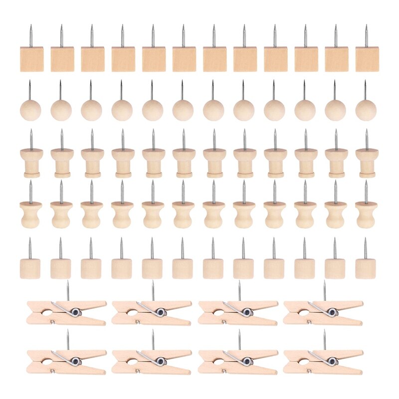 200 stuks Multicolor Push Pins Set, Duimspijkers Pushpin Clips Decoratieve Push Pins voor Cork Board met