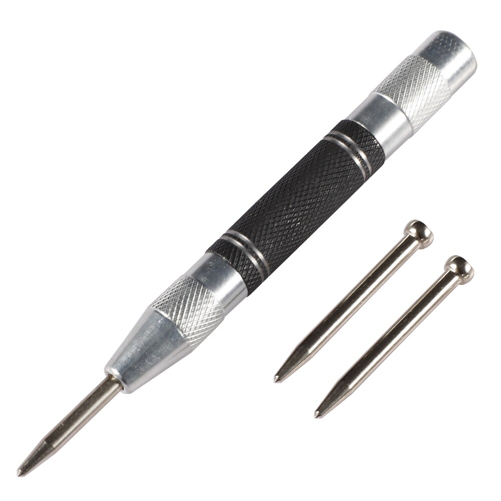 Automatic Center Punch Metal Drill Woodworking Tools Spring Loaded Marker Wood Press Dent Marker Carpenter Tool Hand Tools