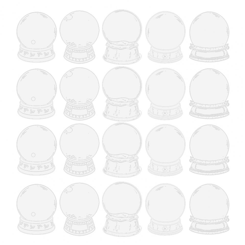 20Pcs DIY Transparent Dried Flower Bookmarks Floral Plant Clear Bookmarks Decorations Flownwing DIY Craft Bookmarks Bags Pouch: Yellow