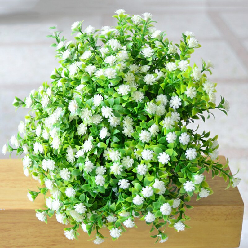 Good Healthy 5 Pcs Handmade Flowers Greenery Plants Eucalyptus Outdoor Bridal Wedding Bouquet Decoration
